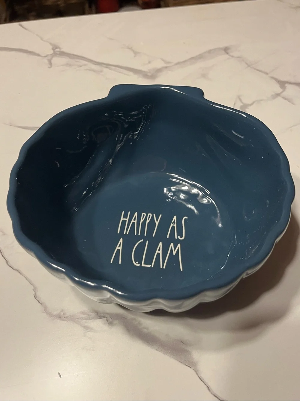 Rae Dunn Happy As A Clam Serving Bowl